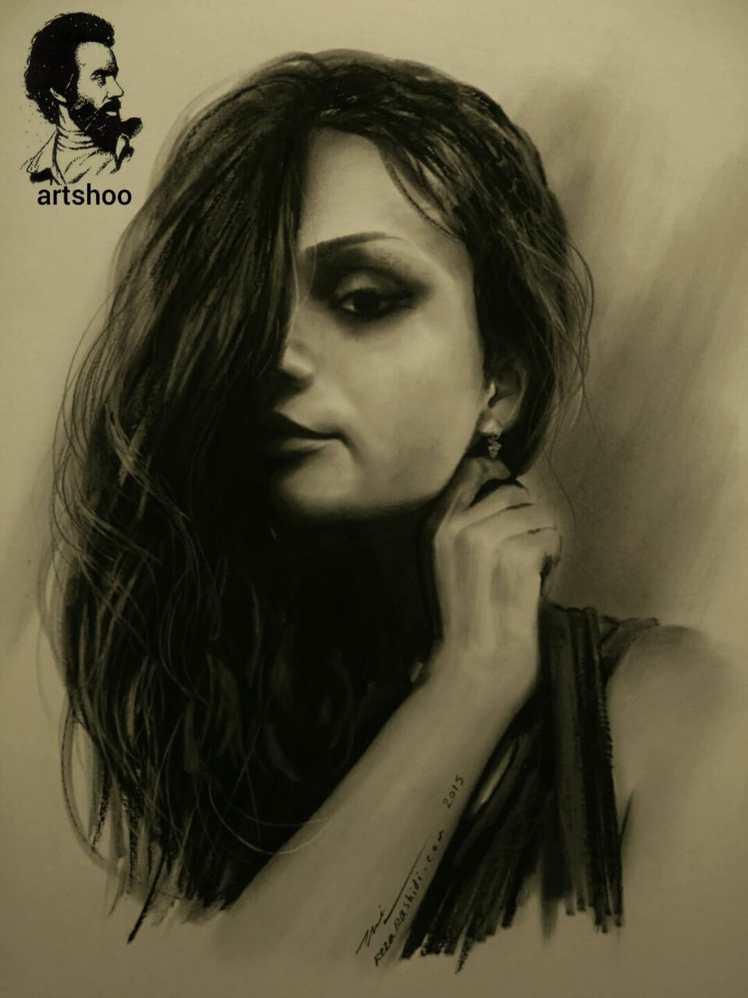 آموزش نقاشی سیاه قلم